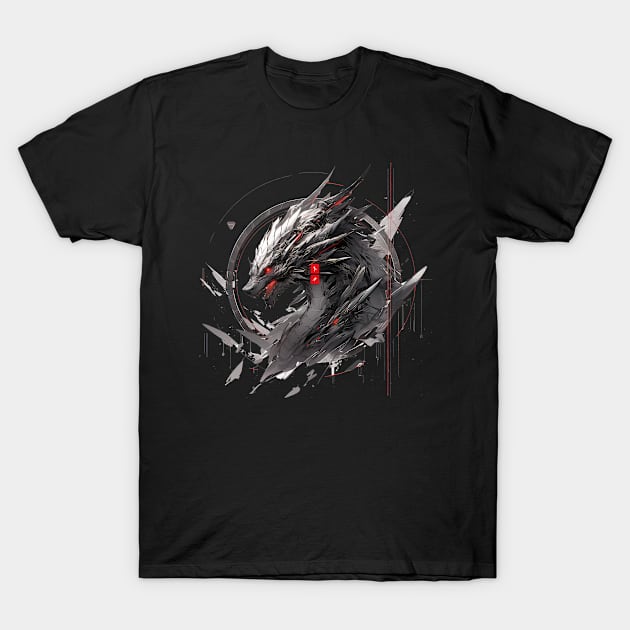 Mecha Tier Tiger Wolf Fuchs Pferd Cyborg T-Shirt by Wikstroem